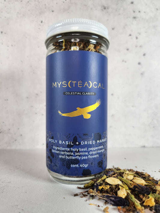 HOLY BASIL + DRIED MANGO