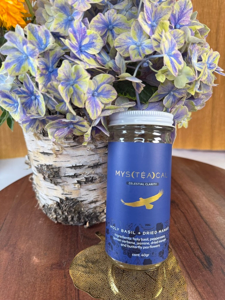 HOLY BASIL + DRIED MANGO