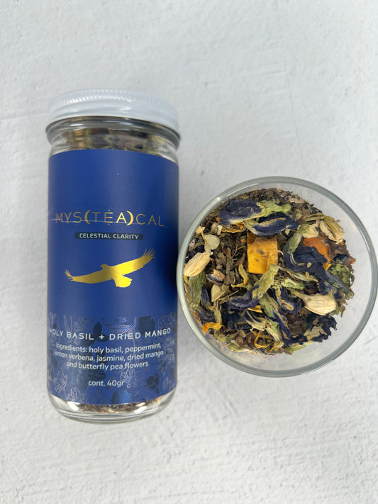 HOLY BASIL + DRIED MANGO