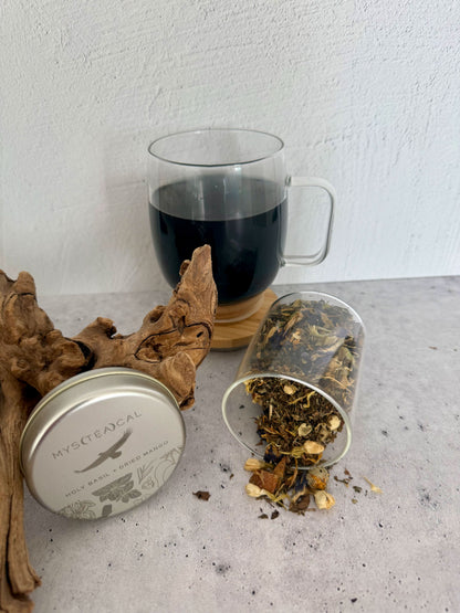 HOLY BASIL + DRIED MANGO